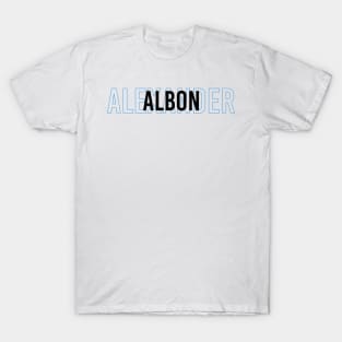 Alexander Albon Driver Name - 2022 Season #3 T-Shirt